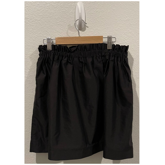 ZARA Black Cinch Waist Mini Skirt - Picture 3 of 3